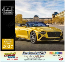 Exotic Cars Value Calendar English/Spanish