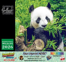International Wildlife Calendar Stapled  promotional calendar – Wildlife Calendars – 2026