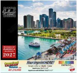 Scenes of America Spanish/English  promotional calendar – America Scenic Calendars – 2027