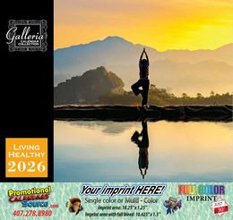 Living Healthy Calendar-  promotional calendar – Fitness & Wellness Calendars – 2026