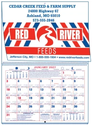 Almanac Calendar with Foldover Top – Monthly Weather, Gardening Tips & Seasonal Planning