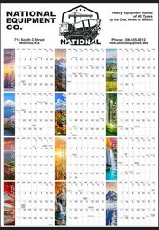 Year at a Glance Wall Calendar 27x39 Nature Views promotional calendar – 12 Month View Calendars – 2026