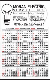 Span A Year Calendar 14.5x23 promotional calendar – 12 Month View Calendars – 2026