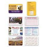 Laminated Plastic Wallet Card - 3.5x2.25 (2-Sided) - 30 pt. promotional calendar – Wallet Calendars – 2026