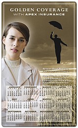 Magnetic Calendar 6x10 Round Corners - 25 mil promotional calendar – Calendar Magnets – 2026
