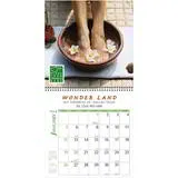 Custom Calendar size 12x24 12 monthly images spiral binding promotional calendar – Custom Multi Image Calendars – 2027