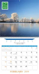 Large Custom Printed Wall Calendar, Size 13.5x25.5, Spiral Binding promotional calendar – Custom Multi Image Calendars – 2027