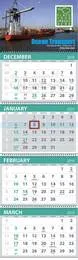 4-Month View 5-Panel Custom Commercial Calendar 13x41-5/8 promotional calendar – Custom 4-Months-In-View Calendars – 2027