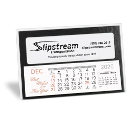 Window Premier Desk Calendar promotional calendar – Easel Desk Calendars – 2027