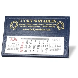 Norfolk Nu-Leth-R Desk Calendar promotional calendar – Easel Desk Calendars – 2027
