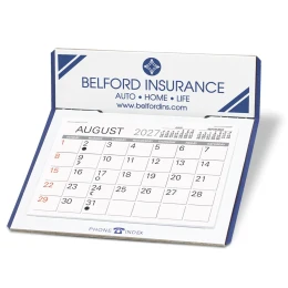 Prudent Nu-Leth-R Desk Calendar promotional calendar – Easel Desk Calendars – 2027