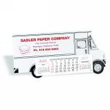 Step Van Delivery Truck Desk Calendar promotional calendar – Vehicle Desk Calendars – 2026