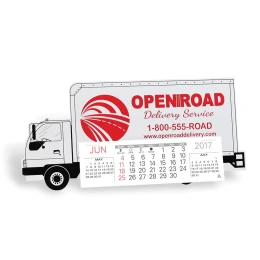 Delivery Truck Desk Calendar promotional calendar – Vehicle Desk Calendars – 2027