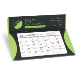 Crescent Nu-Leth-R Pastel Colors Desk Calendar promotional calendar – Easel Desk Calendars – 2027
