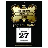 Daily Date Promotional Calendar with Full-Color imprint, Size 7x9 with 3x3 refillable date pad  promotional calendar – Daily Date Calendars – 2027