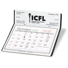 The Valoy Premier Desk Calendar promotional calendar – Easel Desk Calendars – 2027
