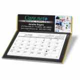 Imperial 4-Color Imprint Desk Calendar promotional calendar – Easel Desk Calendars – 2026