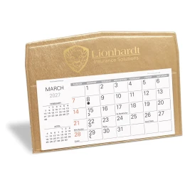 Cartwright Desk Calendar w/Memo Grid promotional calendar – Easel Desk Calendars – 2027