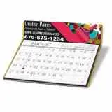Full-Color Ad Copy Imprint Desk Calendar  promotional calendar – Easel Desk Calendars – 2027