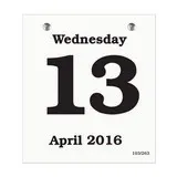 Daily Date Calendar Refill 45 | 4.25"x4.75" promotional calendar – Refills for Daily Calendars – 2027