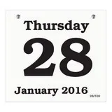 Daily Date Calendar Refill 66 6"x5.5" promotional calendar – Refills for Daily Calendars – 2027
