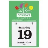 Small Daily Date Calendar Size 3-5/8x5-5/8 with 3x3 date pad promotional calendar – Daily Date Calendars – 2027