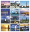 Promotional calendar Lighthouses monthly images