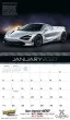 Exotic Cars Promotional Calendar open grid showing all month