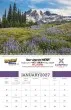 Motivations Calendar with Foil Stamped Ad & Staple Binding – Open View – 2027