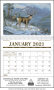 Wildlife Art Pocket Promotional Calendar 2026