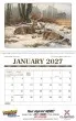 Wildlife Art Pocket Promotional Calendar 2026