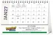 American Splendor Desk Promotional Calendar 