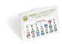 Easel Promotional Calendar Style Legacy, Item # 4305 Historical Grid, Board color White