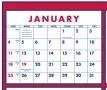 Year in View Calendar 6203