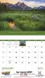 Eternal Word without Funeral Planner Religious Calendar, Bible Verses Int. Version, Item # 7223 opend spread view image