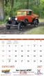 2026 Promotional Calendar Treasured Trucks, Stapled, Item 7237 open view 