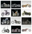 Custom Motorcycles 2027 Calendar with Stapled binding Item 7056 monthly view images