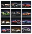 Exotic Sport Cars 2026 Promotional calendar monthly images