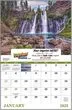 Landscapes of America Promo Calendar Window Cut-Out open view