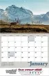 Sportsman Wall Calendar  - Spiral – Open View – 2027