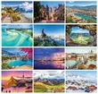 Let's Travel Scenic Wall Calendar Spiral – Monthly Page – 2027