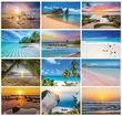 Scenic Beaches Wall Calendar  - Spiral – Monthly Page – 2027