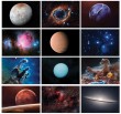 Space exploration promotional calendar 2026