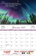 Promotional wall calendar