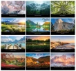 Inspirations 2026 promotional desk calendar item # AD-5098 monthly images