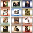2026 Promotional calendar Norman Rockwell,Spiral, Item BC-200 monthly images
