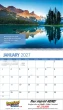 2026 Promotional calendar Inspirational, Spiral, Item BC-230 open view