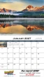 2026 Promotional calendar America Scenic,Spiral, Item BC-245 open view