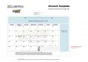 Desk Pad Calendar BE-2441 imprint template