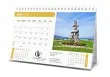 Open view of BKP-950 custom desk calendar